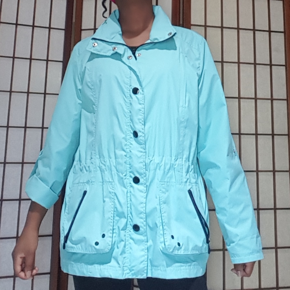 Style & Co Hooded Utility Jacket